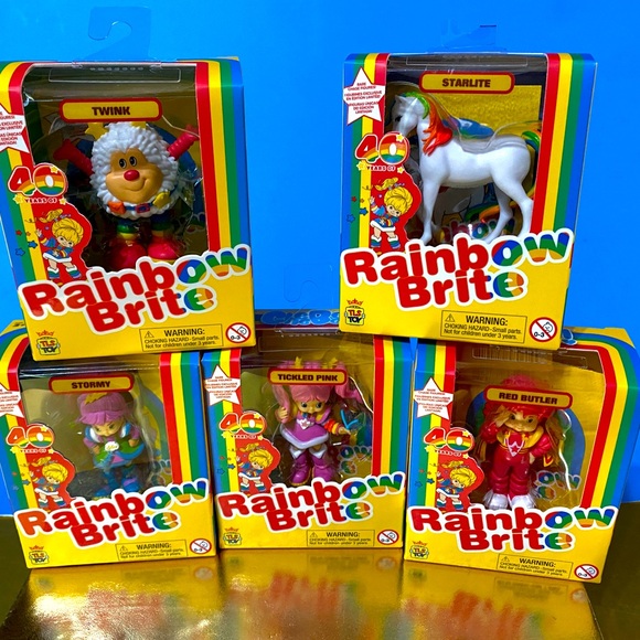 RAINBOW BRITE NWT 40TH ANNIVERSARY COLLECTIBLE FIGURES  BUNDLE OF 5 CHARACTERS - Picture 2 of 11
